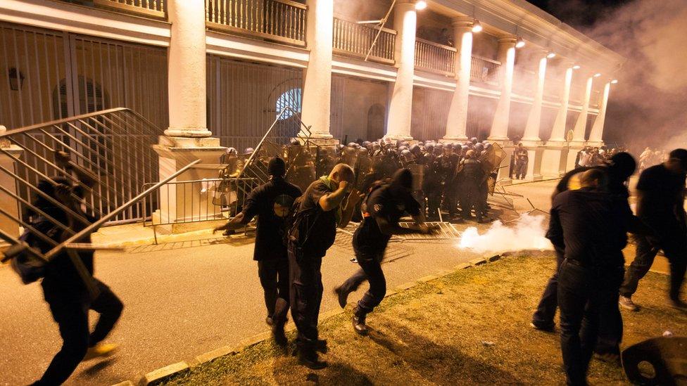 Clash in Cayenne, 26 Oct 17