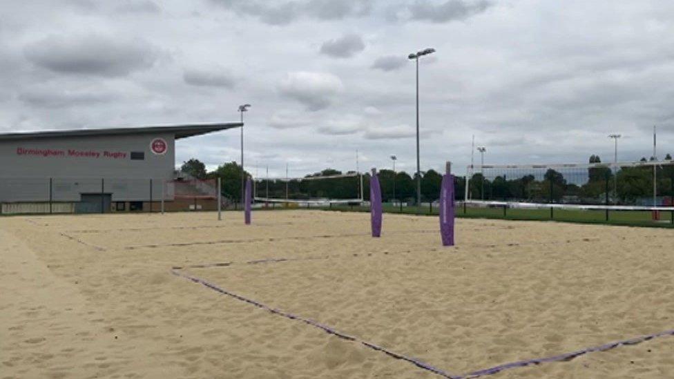 Volleyball courts