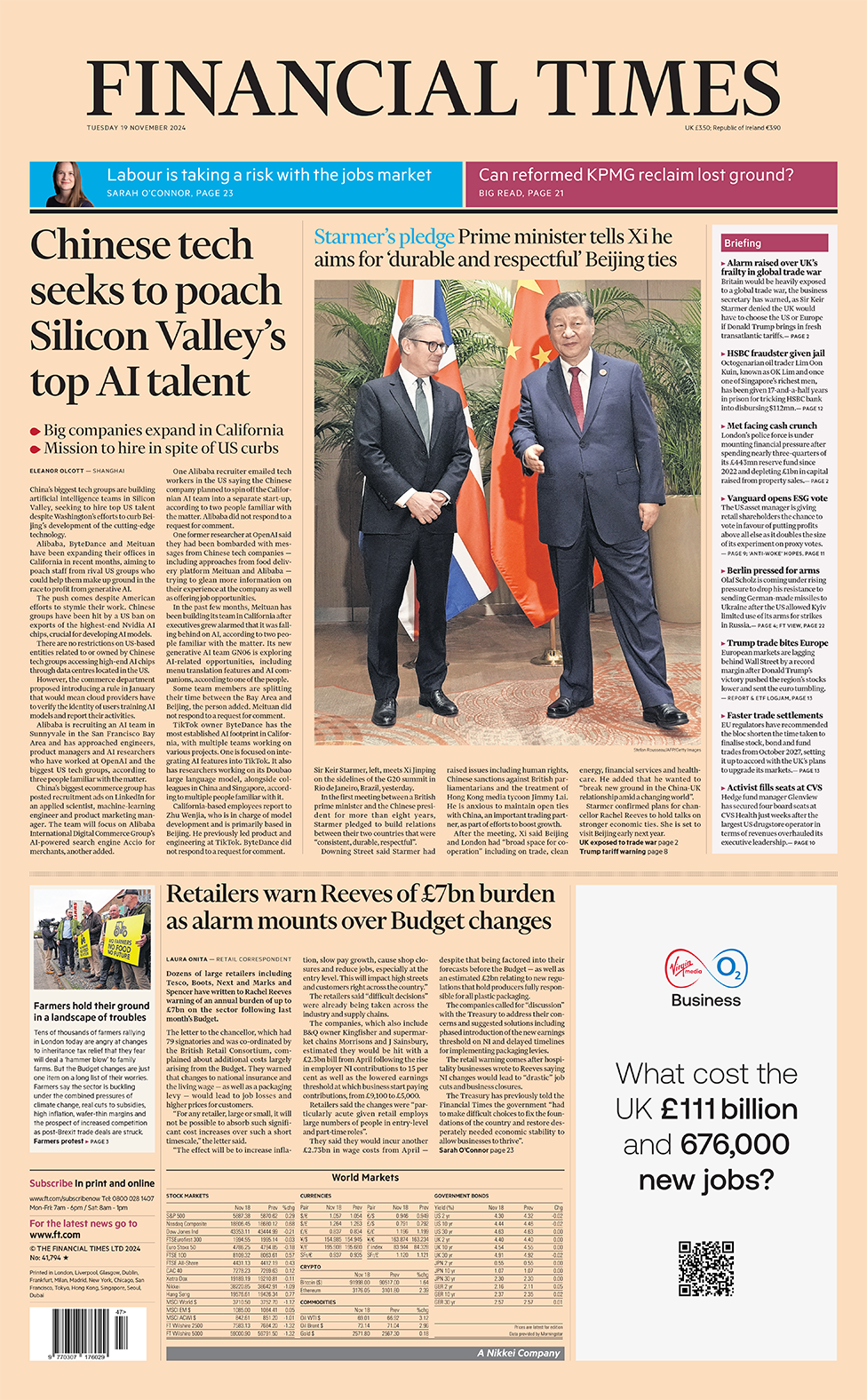 FT front page