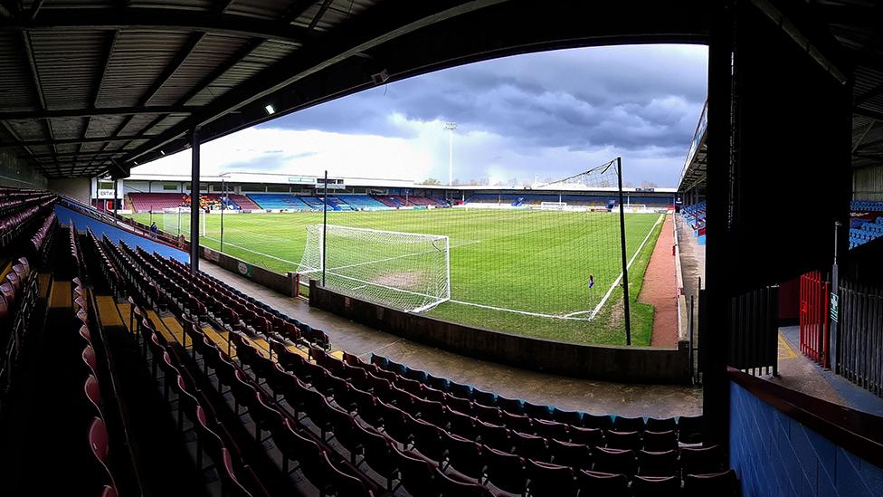 Inside Glanford Park ground