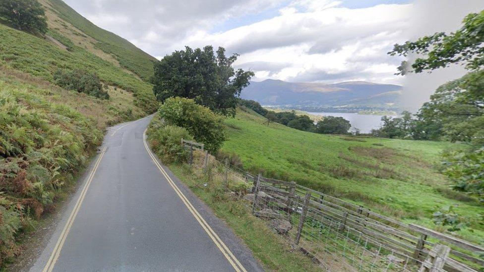 Road between Portinscale and Grange-In-Borrowdale