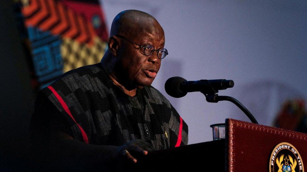 Ghana's president, Nana Akufo-Addo