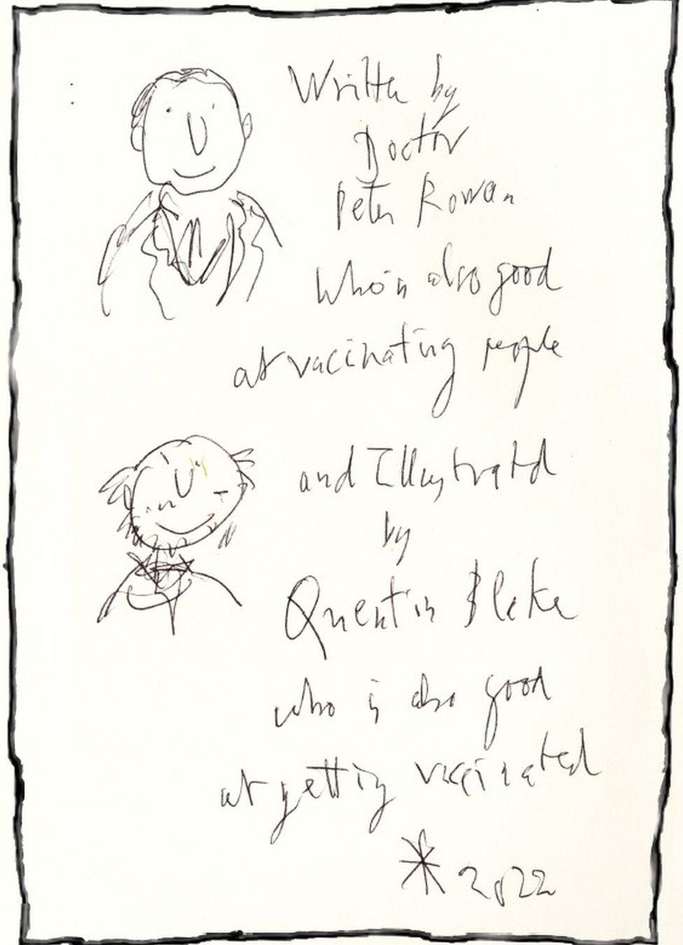 Quentin Blake cartoon