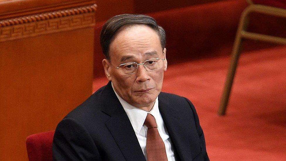 Wang Qishan, a member of the Standing Committee of the Political Bureau of the Communist Party of China (CPC) Central Committee and secretary of the CPC Central Commission for Discipline Inspection (CCDI), attends the opening session of the Chinese People's Political Consultative Conference (CPPCC) at the Great Hall of the People in Beijing on 3 March 2015.