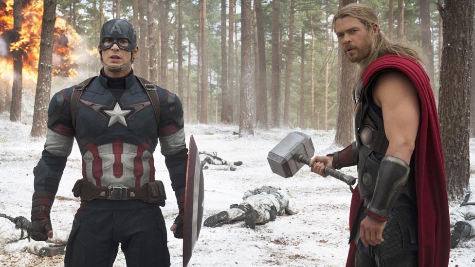 Thor and Captain America