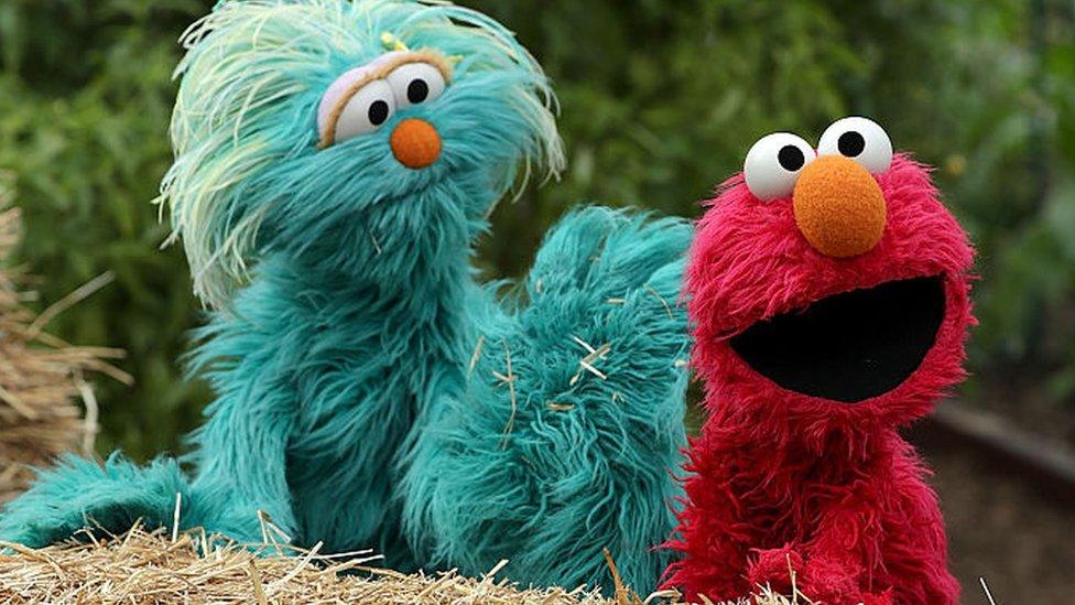 Sesame Street Elmo and Rosita