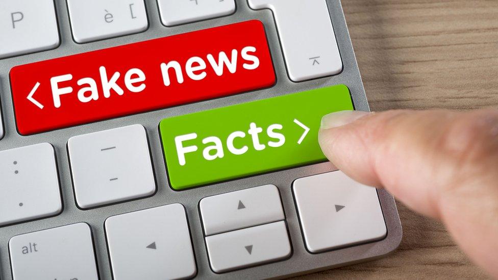 Fake news is spread through public and private forums