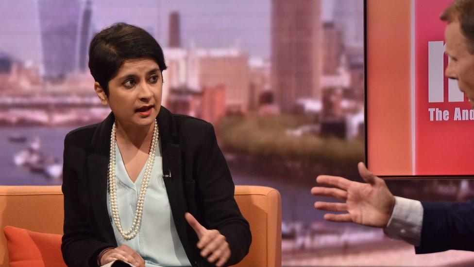 Shami Chakrabarti on the Andrew Marr Show