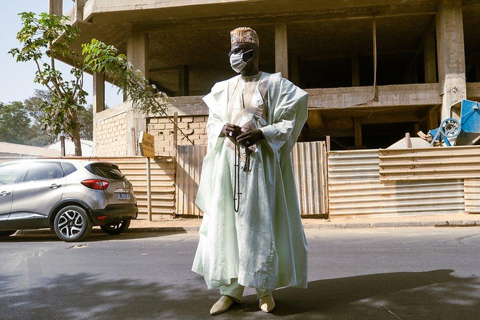 Mamadou Diokhame poses for the camera