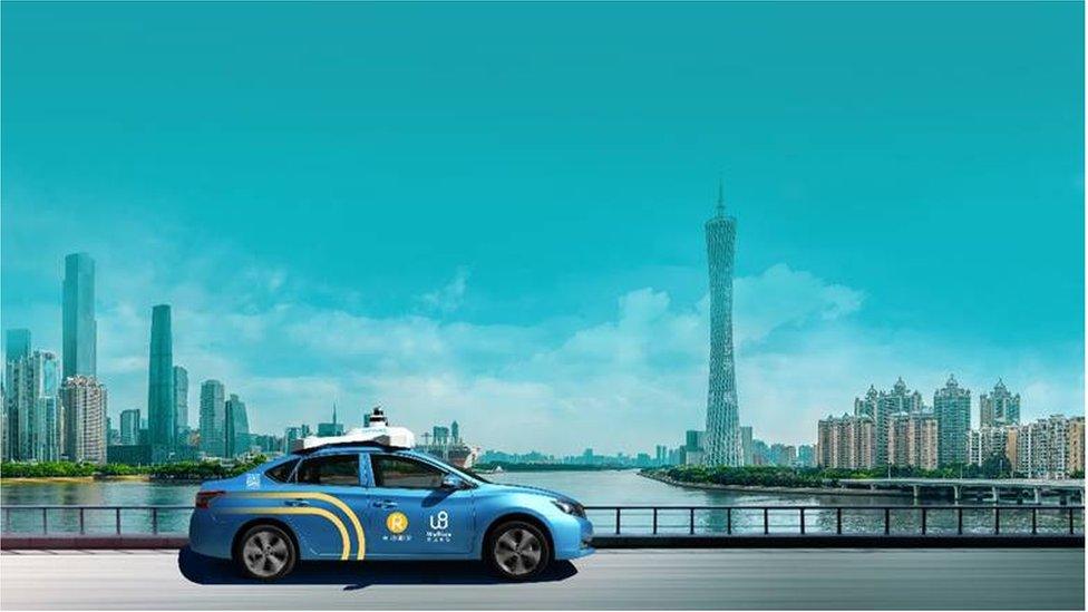 WeRide’s robotaxi in Guangzhou