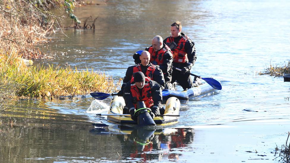 Police searching waterway