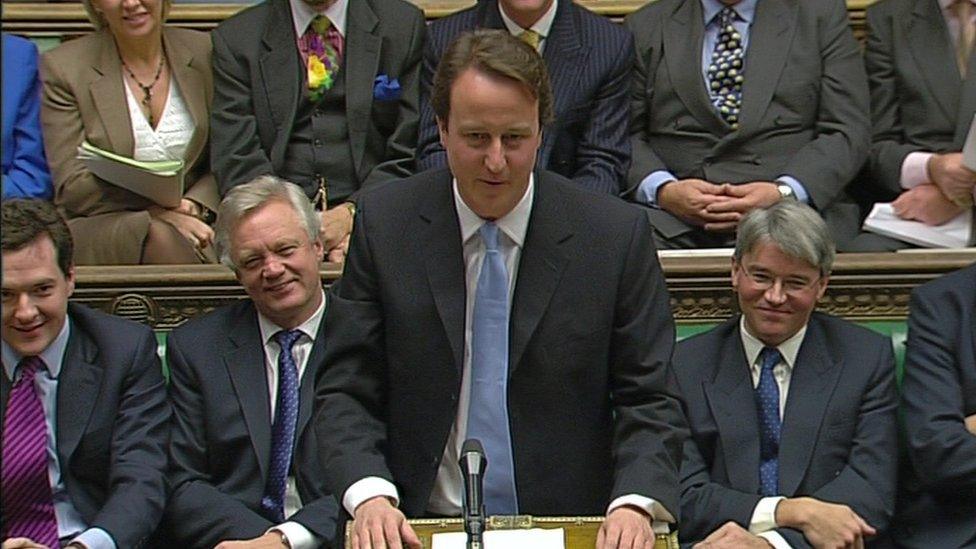 David Cameron at PMQs