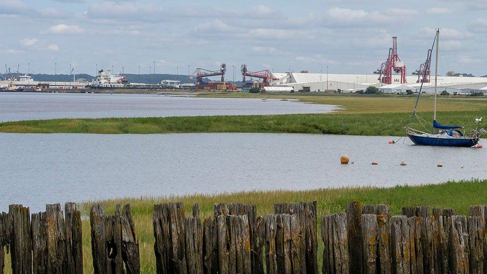 Avonmouth Docks - view from Portishead