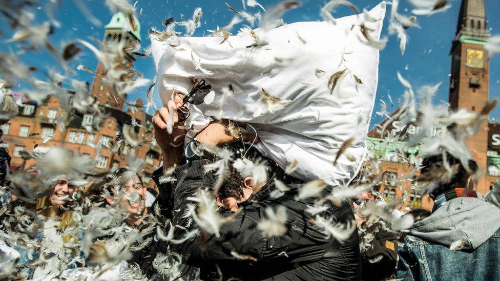 Pillow fight