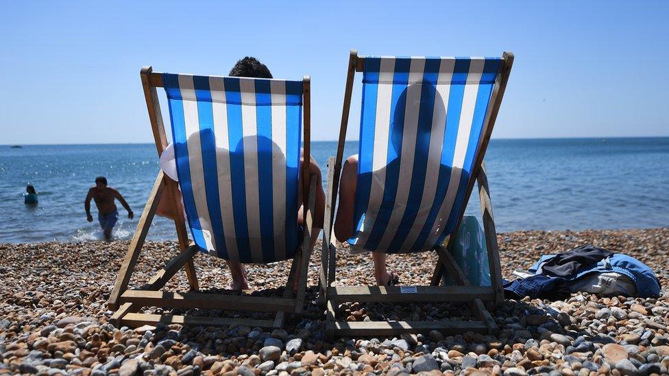 Sunny Brighton beach