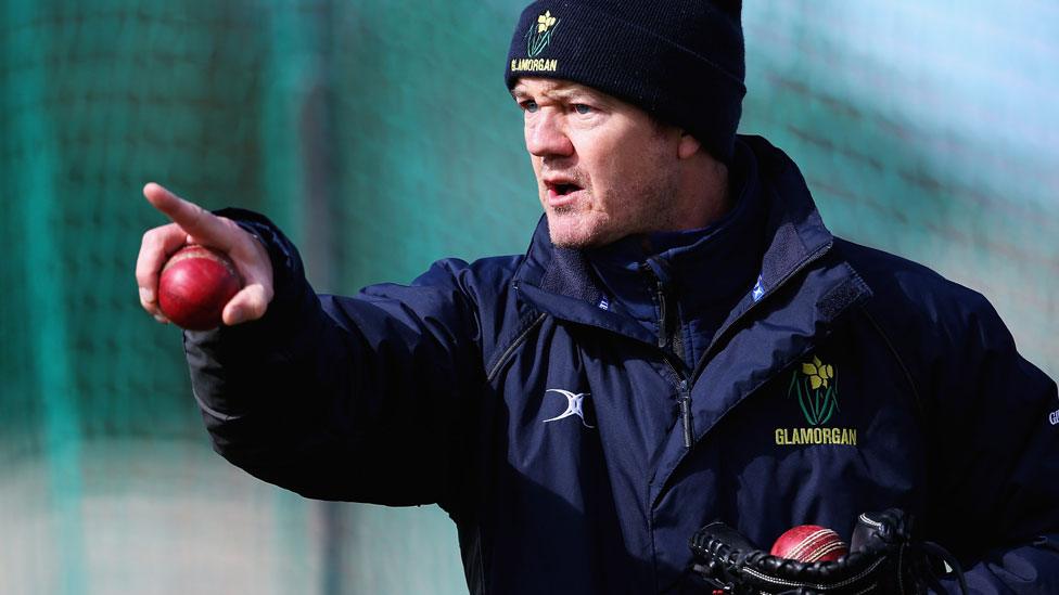 Glamorgan coach Toby Radford