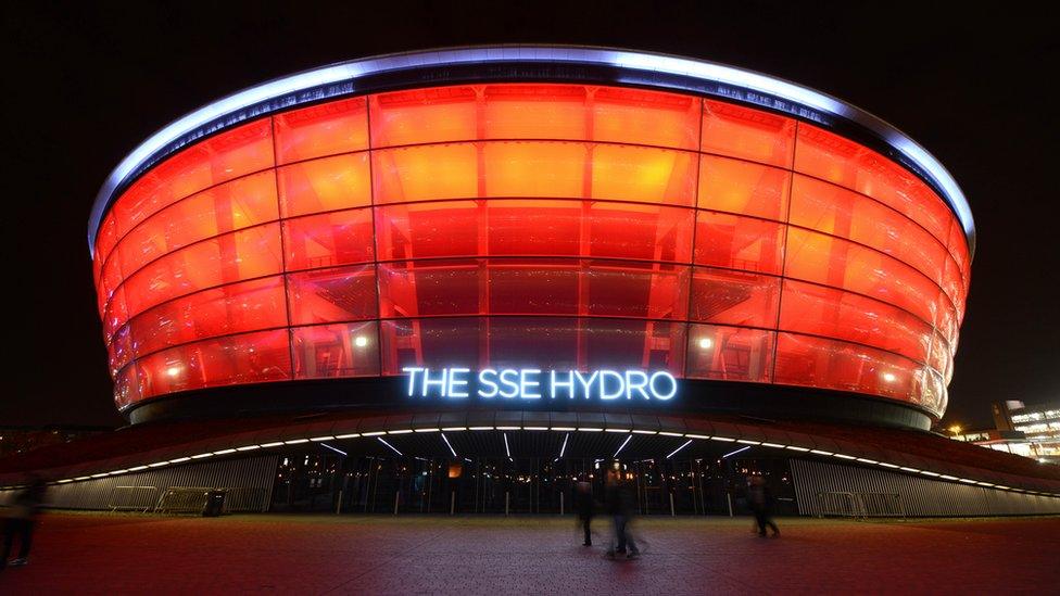 Glasgow's SSE Hydro concert venue