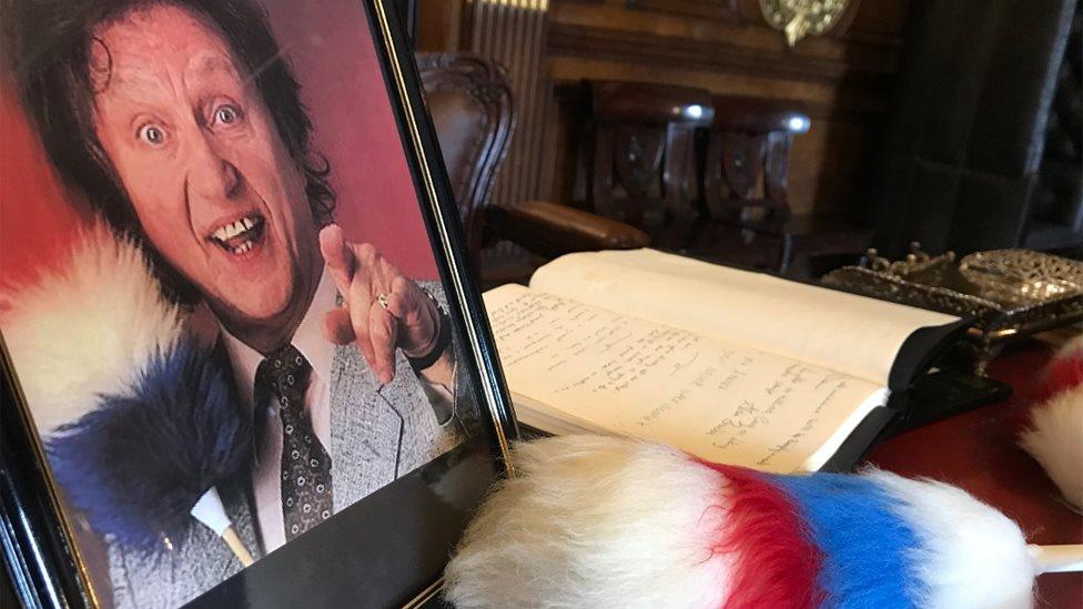 A book of condolences at Liverpool Town Hall