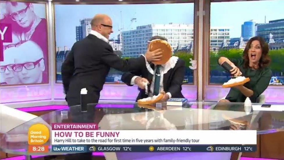 Harry Hill, Piers Morgan and Susanna Reid