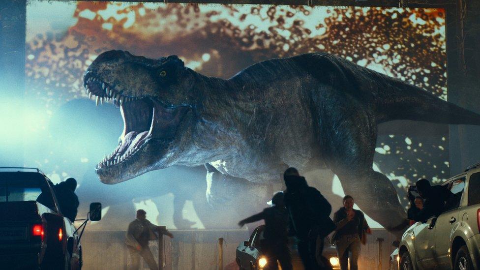 T-rex in Jurassic World Dominion