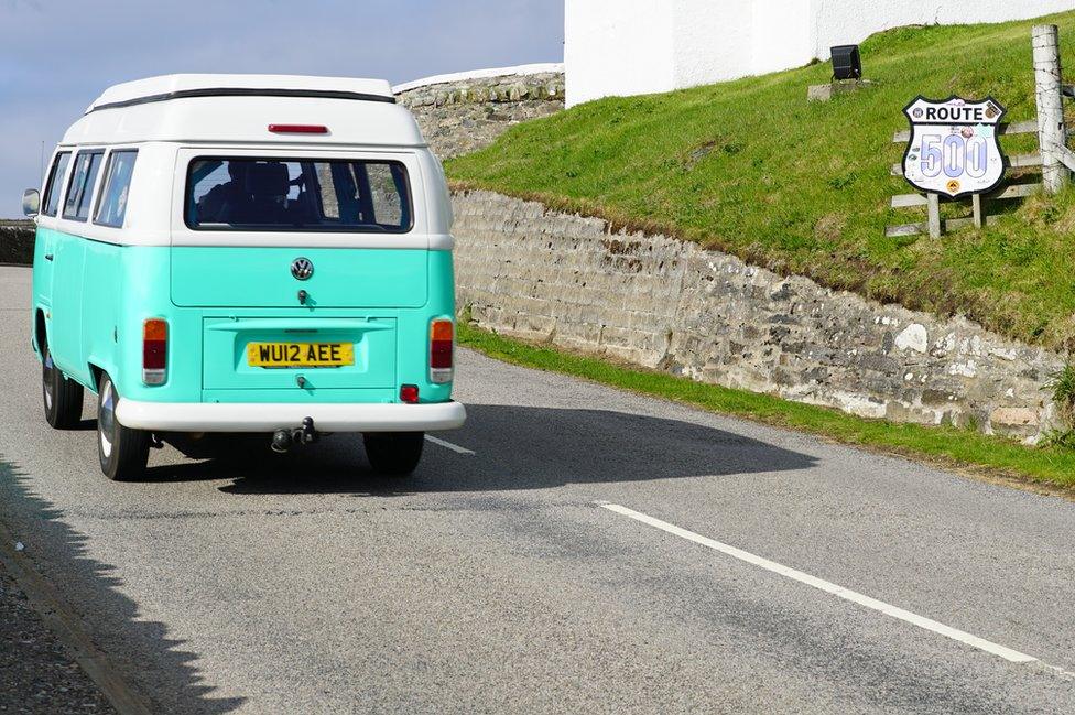 Camper van on NC500