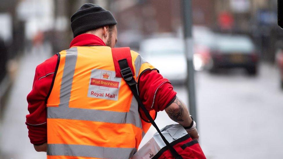 Royal Mail worker