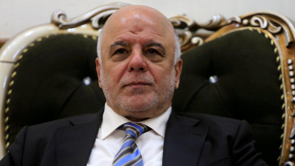 Iraqi Prime Minister Haider al-Abadi June 2018