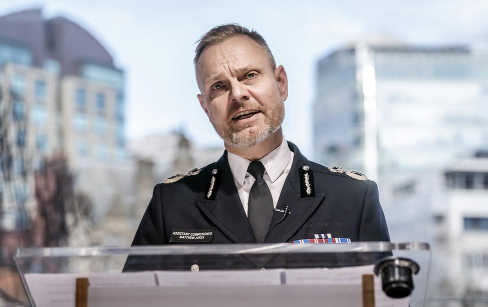 Matt Jukes speaking in Manchester following the publication of the third and final report from a public inquiry into the Manchester Arena bombing