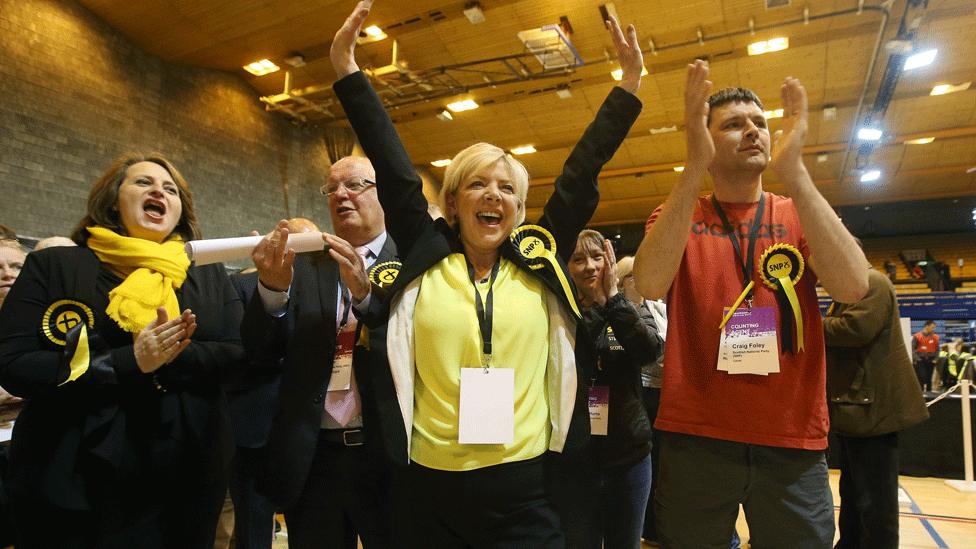 SNP celebrate win