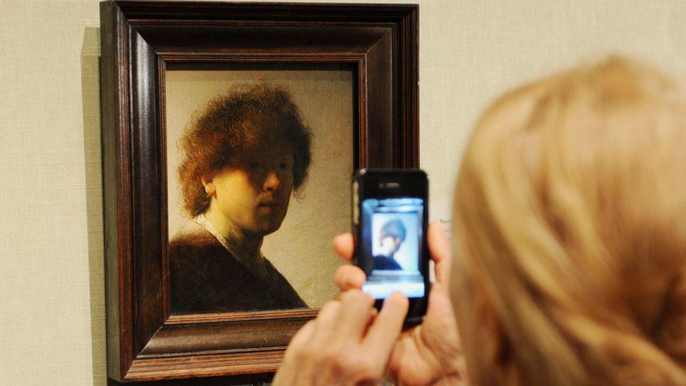 Self-Portrait as a Young Man, 1628-29 by Rembrandt van Rijn