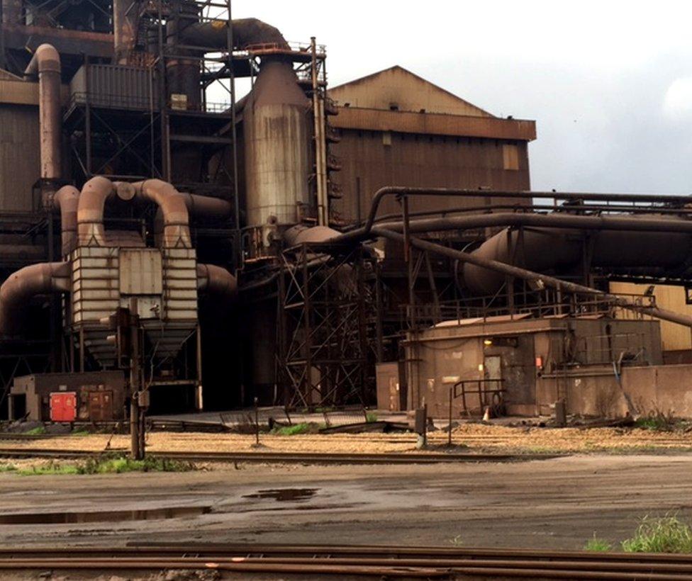 SSI steelworks in Redcar