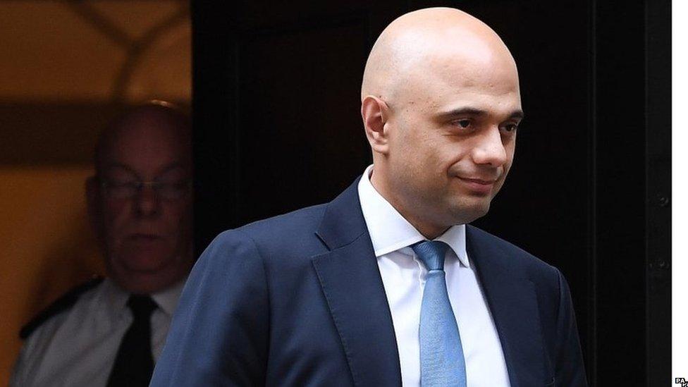 Sajid Javid leading Downing Street