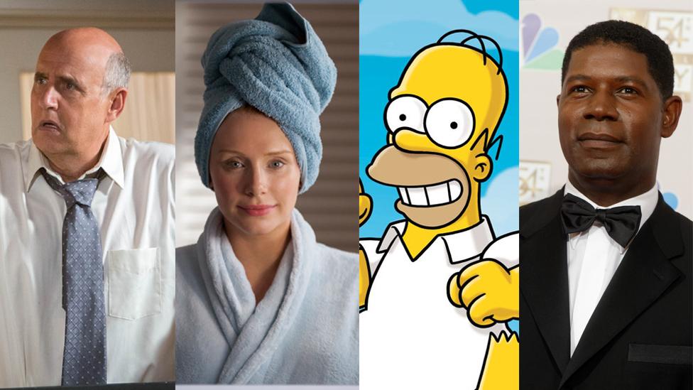 Jeffrey Tambor, Bryce Dallas Howard, Homer Simpson and Dennis Haysbert