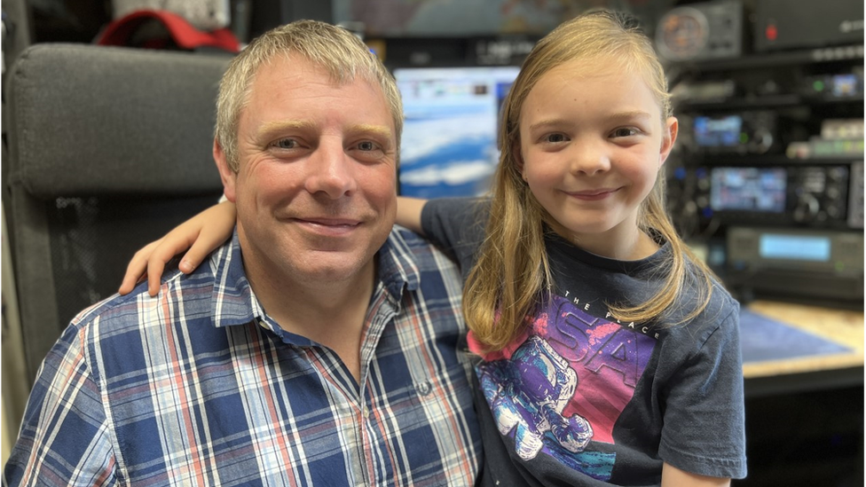 Isabella and her dad, Matthew