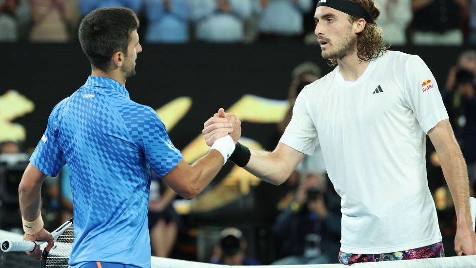 Djokovic and Tsitsipas