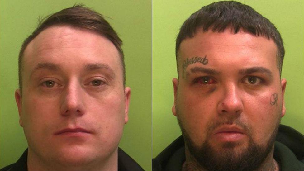 Kane Price (left) Reece Hofton mugshots