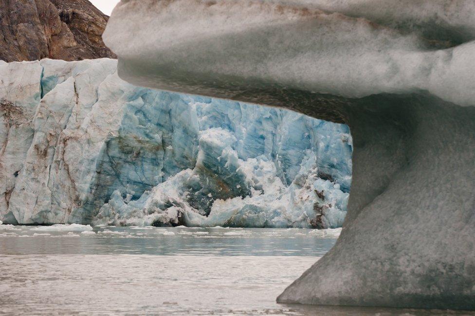 A glacier in Svalbar