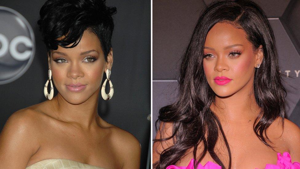 Rihanna 10 years ago verses now