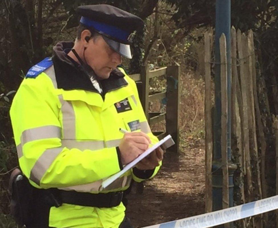 Baby's body found on path