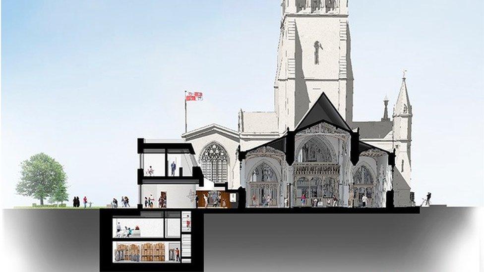 Leicester Cathedral plans