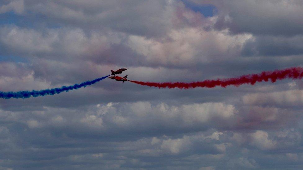 Red Arrows at RAF Cosford Air Show