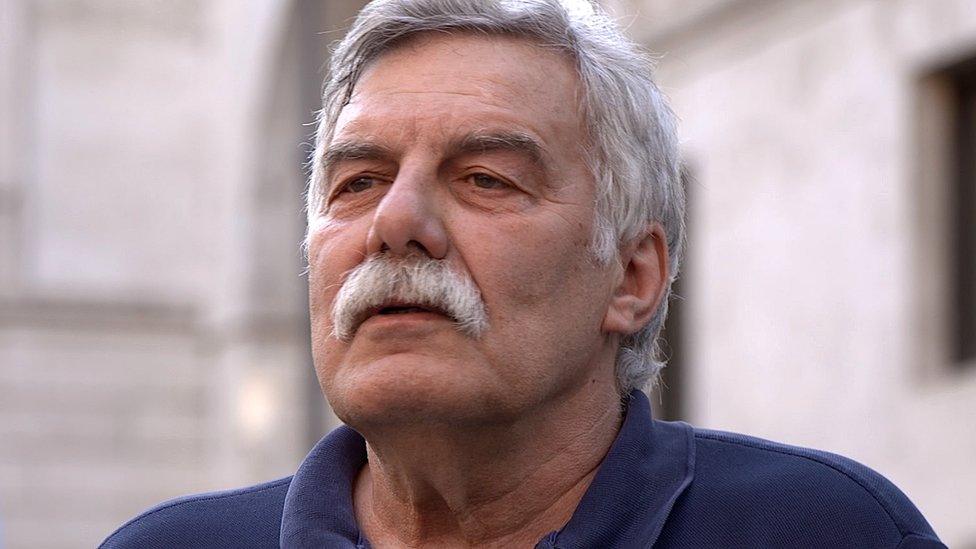 Francesco Piccioni, a former member of Italy's Red Brigades