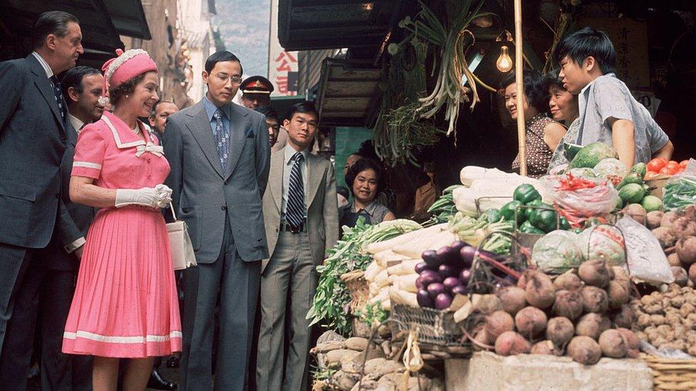 Queen Elizabeth II's visit to Hong Kong in 1975