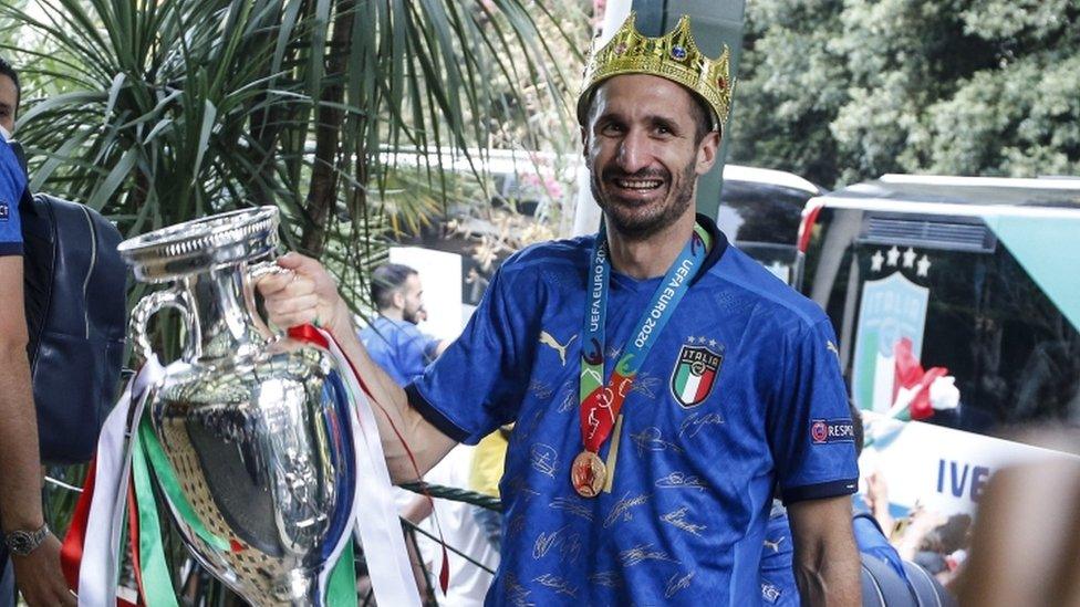 Team Captain Giorgio Chiellini