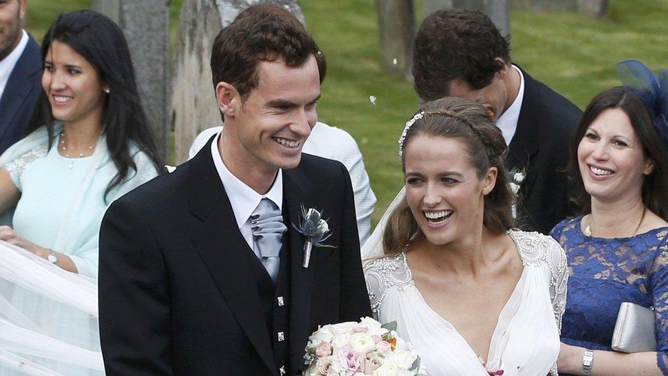 Andy Murray and Kim Sears