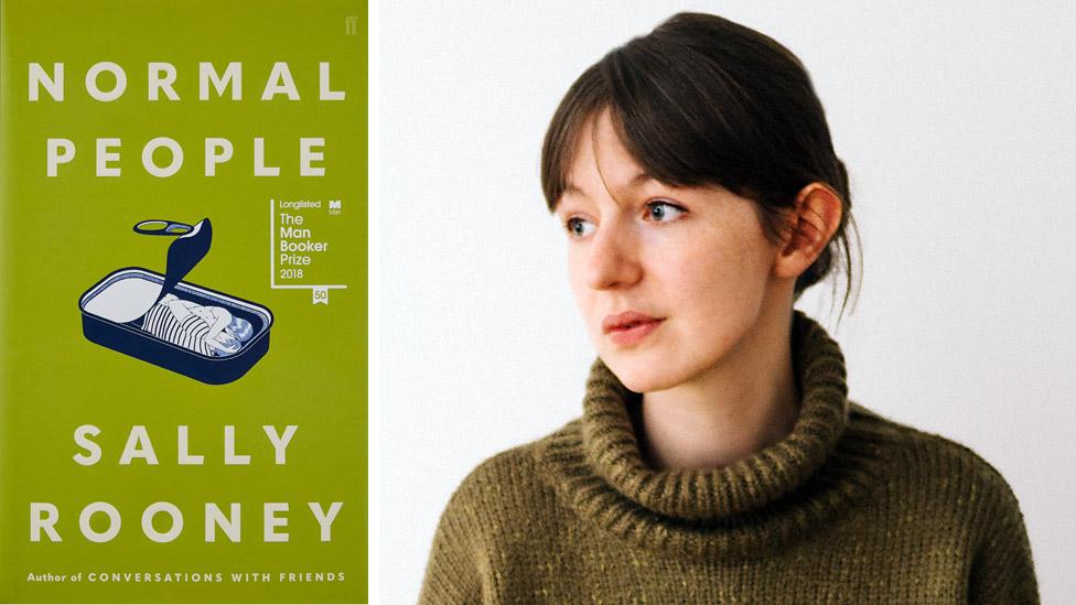 Sally Rooney and the cover of Normal People