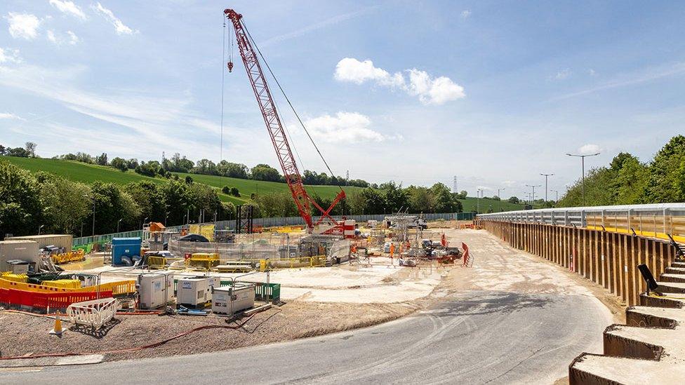 Amersham vent shaft excavation from ground level spring 2022