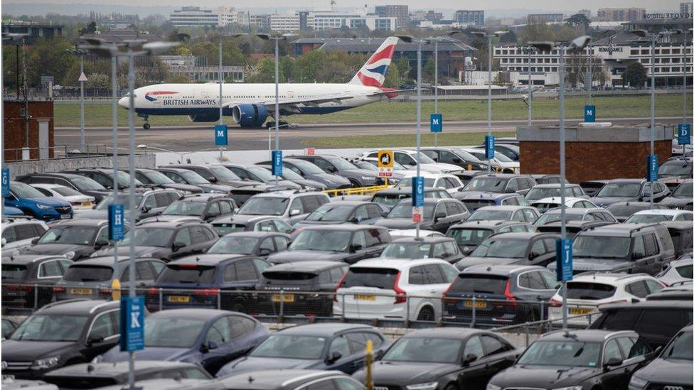 Busy heathrow