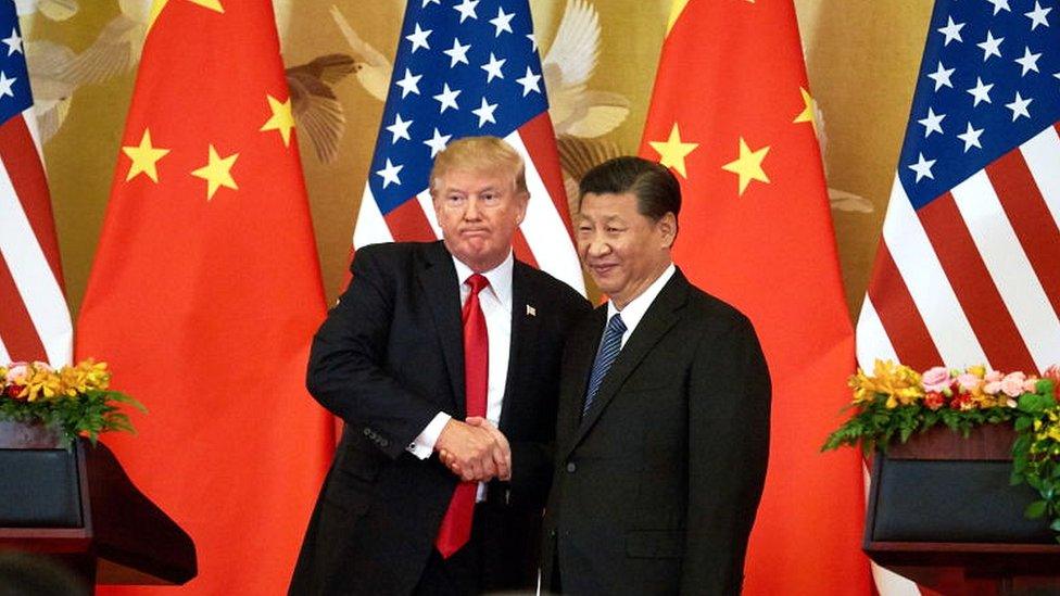 US President Donald Trump and China's President Xi Jinping