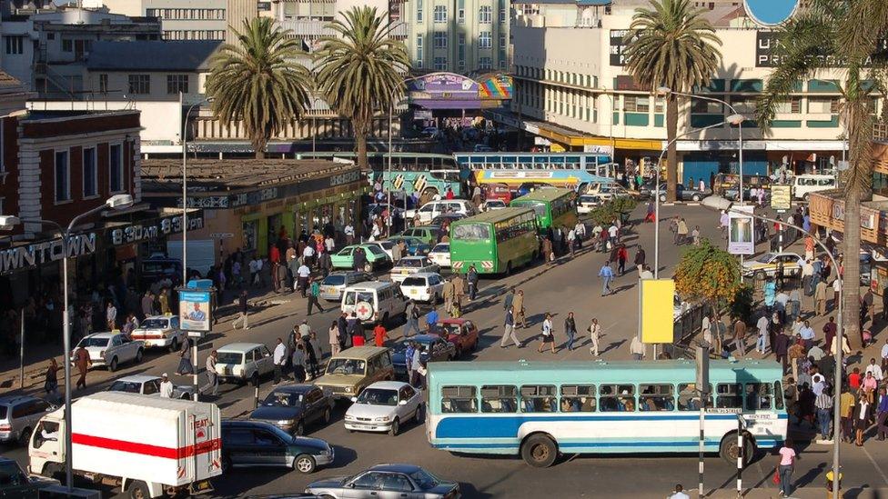 Nairobi street scene